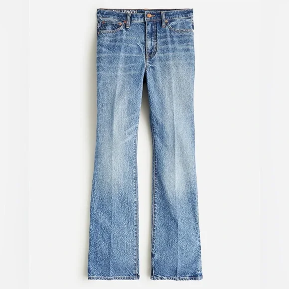 J.Crew Full-length Demi-Boot Jean in Magnolia Wash Women’s Size 30 - Picture 1 of 5